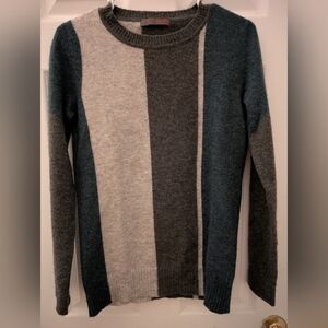 Alan Bilzerian Women's Colorblock Silk-Cashmere Sweater (S)